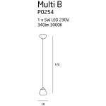 Multi B lampa wisząca P0254 MaxLight
