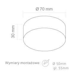Oprawa halogenowa Bola 5W LED OR83330 Open Design Highlights