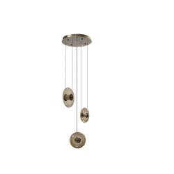 Lampa wisząca ANDORA PENDANT 3 ROUND 3-STEP DIMM bursztynowa AZ7254 Azzardo - zdjęcie produktu