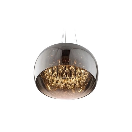 Podstawa lampy z zawieszkami CRYSTAL P0076-06X-F4FZ bez klosza