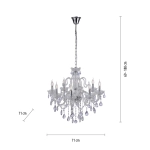 Lampa wisząca GRACIA 3081-00 Zuma Line - zdjęcie dodatkowe 7