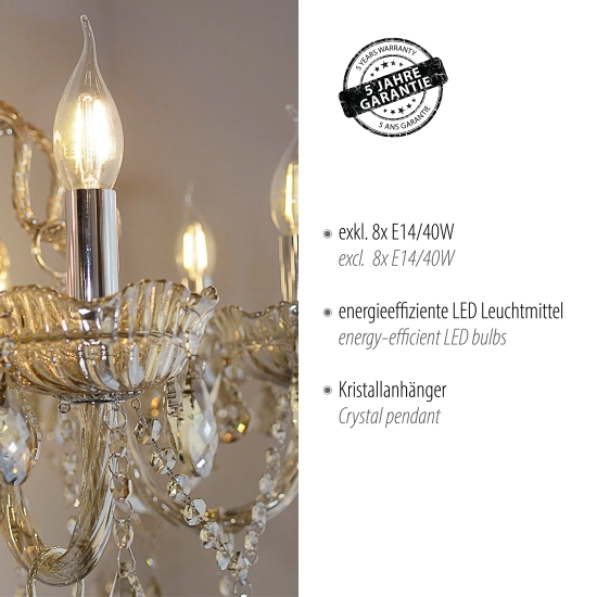 Lampa wisząca GRACIA 3081-97 Zuma Line - zdjęcie dodatkowe 3
