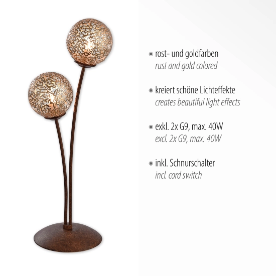 Lampa stołowa GRETA 4032-48 Zuma Line - zdjęcie dodatkowe 1