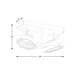 ACGU10-184-N MASTER SPOT Zuma Line - zdjęcie produktu