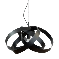 1143 LAMPA WISZĄCA FLORES CZARNA Zuma Line - zdjęcie produktu
