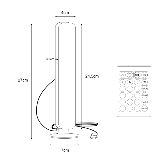 Lampa biurkowa TORP 87308 Zuma Line - zdjęcie dodatkowe 4