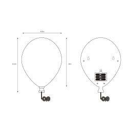 Kinkiet BALLOON 84454-PK Zuma Line - zdjęcie dodatkowe 1