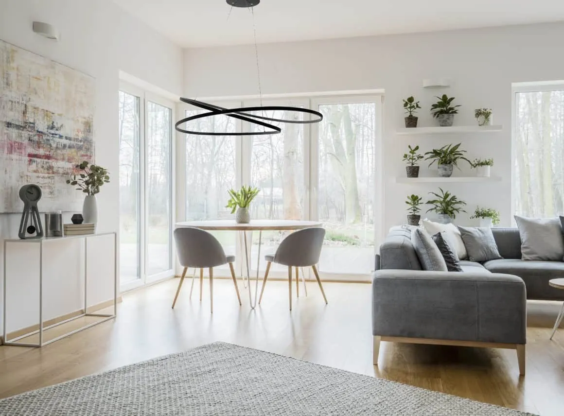 Lampy okręgi LED - ringi do salonu i jadalni