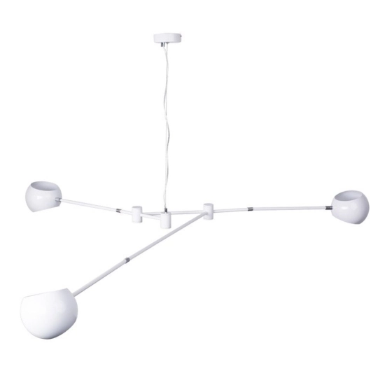 Lampa wisząca ASTRONOMY-3, 175 cm - biała - zdjęcie dodatkowe 3