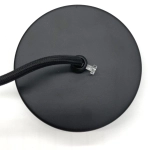 Lampa wisząca BLACK TUBE 100 cm - czarno złota tuba - zdjęcie dodatkowe 4