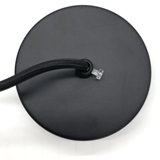 Lampa wisząca BLACK TUBE 100 cm - czarno złota tuba - zdjęcie dodatkowe 4