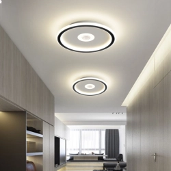 Plafon LED okrągły Abigali Slim Motion 24W z regulowanym czujnikiem ruchu PIR 4000K czarny Abigali-MD1805-RH-B - zdjęcie dodatkowe 1