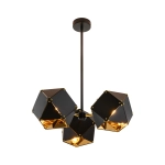 Lampa wisząca NEW GEOMETRY-3 czarno złota 45 cm - zdjęcie produktu