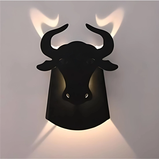 Lampa ścienna LED Byk Abigali Bull Czarna ABIGALI-BULL-B - zdjęcie dodatkowe 3