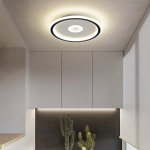 Plafon LED okrągły Abigali Slim Motion 24W z regulowanym czujnikiem ruchu PIR 4000K czarny Abigali-MD1805-RH-B - zdjęcie dodatkowe 2