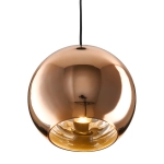 Lampa wisząca MIRROR GLOW - S miedziana 25 cm - zdjęcie dodatkowe 4