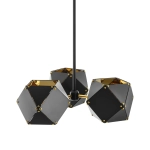 Lampa wisząca NEW GEOMETRY-3 czarno złota 45 cm - zdjęcie dodatkowe 8