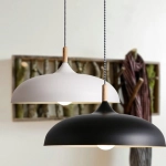 Lampa wisząca SAUCER 45 cm - biała minimalistyczna oprawa do wnętrz nowoczesnych - zdjęcie dodatkowe 3