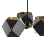 Lampa wisząca NEW GEOMETRY-3 czarno złota 45 cm - zdjęcie dodatkowe 5