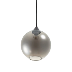 Lampa wisząca LOVE BOMB szara 25 cm - zdjęcie produktu