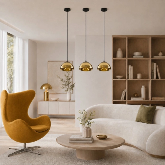 Lampa wisząca VICTORY GLOW S złota 17 cm - zdjęcie dodatkowe 1