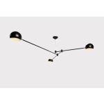 Lampa wisząca ASTRONOMY-3, 175 cm - czarna - zdjęcie dodatkowe 3