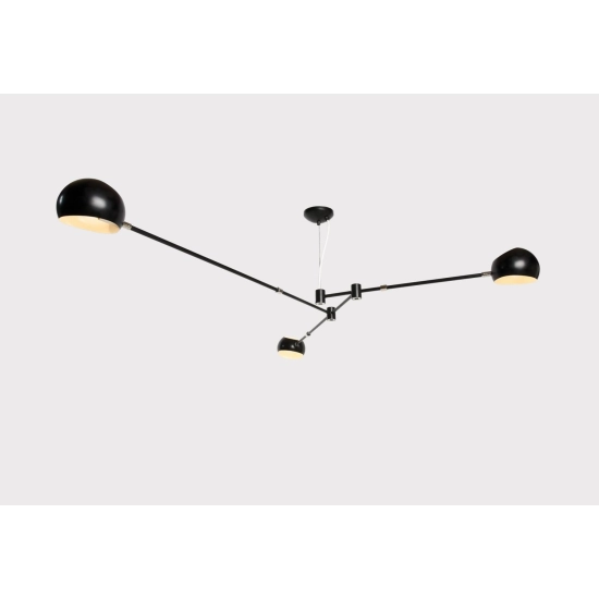 Lampa wisząca ASTRONOMY-3, 175 cm - czarna - zdjęcie dodatkowe 3