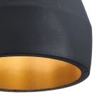 Lampa wisząca CONCRETE 12 cm- czarny beton, drewno - zdjęcie dodatkowe 6