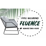 Fotel FLUENCE – tapicerka welurowa, kolor szary - zdjęcie dodatkowe 8