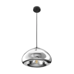 Lampa wisząca VICTORY GLOW M srebrna 30 cm - zdjęcie produktu