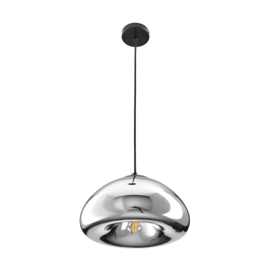 Lampa wisząca VICTORY GLOW M srebrna 30 cm - zdjęcie produktu