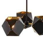 Lampa wisząca NEW GEOMETRY-3 czarno złota 45 cm - zdjęcie dodatkowe 4