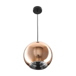 Lampa wisząca MIRROR GLOW - S miedziana 25 cm - zdjęcie dodatkowe 2