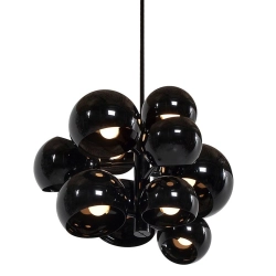 Lampa wisząca ASTRONOMY-11, 55 cm - czarna - zdjęcie produktu