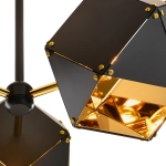 Lampa wisząca NEW GEOMETRY-3 czarno złota 45 cm - zdjęcie dodatkowe 6