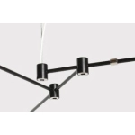Lampa wisząca ASTRONOMY-3, 175 cm - czarna - zdjęcie dodatkowe 7