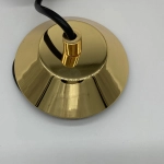 Lampa wisząca GOLDEN PIPE-1 czarno złota 5 cm - zdjęcie produktu