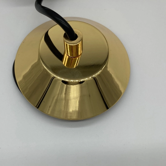 Lampa wisząca GOLDEN PIPE-1 czarno złota 5 cm - zdjęcie produktu