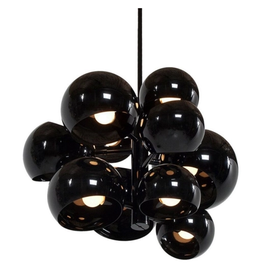 Lampa wisząca ASTRONOMY-11, 55 cm - czarna - zdjęcie dodatkowe 3