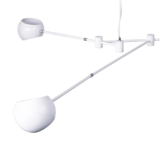 Lampa wisząca ASTRONOMY-3, 175 cm - biała - zdjęcie dodatkowe 5