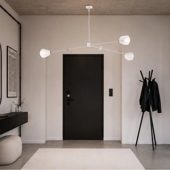 Lampa wisząca ASTRONOMY-3, 175 cm - biała - zdjęcie dodatkowe 1