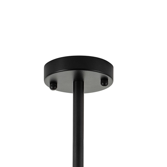 Lampa wisząca ASTRIFERO-21, 165 cm - bursztynowo czarna - zdjęcie dodatkowe 5
