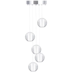 Lampa wisząca STARLIGHT-5 kryształowa 30 cm - zdjęcie produktu