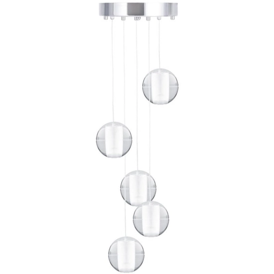 Lampa wisząca STARLIGHT-5 kryształowa 30 cm - zdjęcie produktu