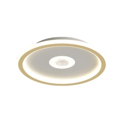 Plafon LED okrągły Abigali Slim Motion 24W z regulowanym czujnikiem ruchu PIR 3000K złoty Abigali-MD1805-RH-G - zdjęcie