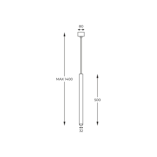 LAMPA WISZĄCA ZUMA LINE LOYA PENDANT P0461-01A-F7F7 ---------wysyłka 24H-----------