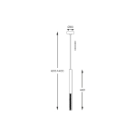 LAMPA WISZĄCA ZUMA LINE ONE PENDANT P0461-01E-F7F7
