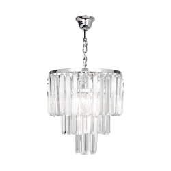 LAMPA WISZĄCA AMEDEO PENDANT 17106/3+1-CHR Zuma Line - zdjęcie produktu