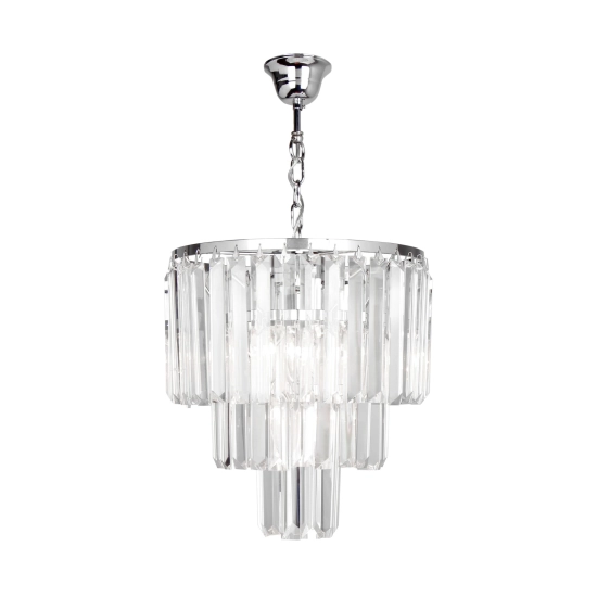LAMPA WISZĄCA AMEDEO PENDANT 17106/3+1-CHR Zuma Line - zdjęcie produktu
