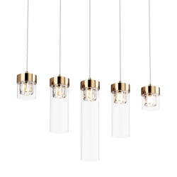 LAMPA WISZĄCA GEM PENDANT P0389-05E-F7AC Zuma Line - zdjęcie produktu